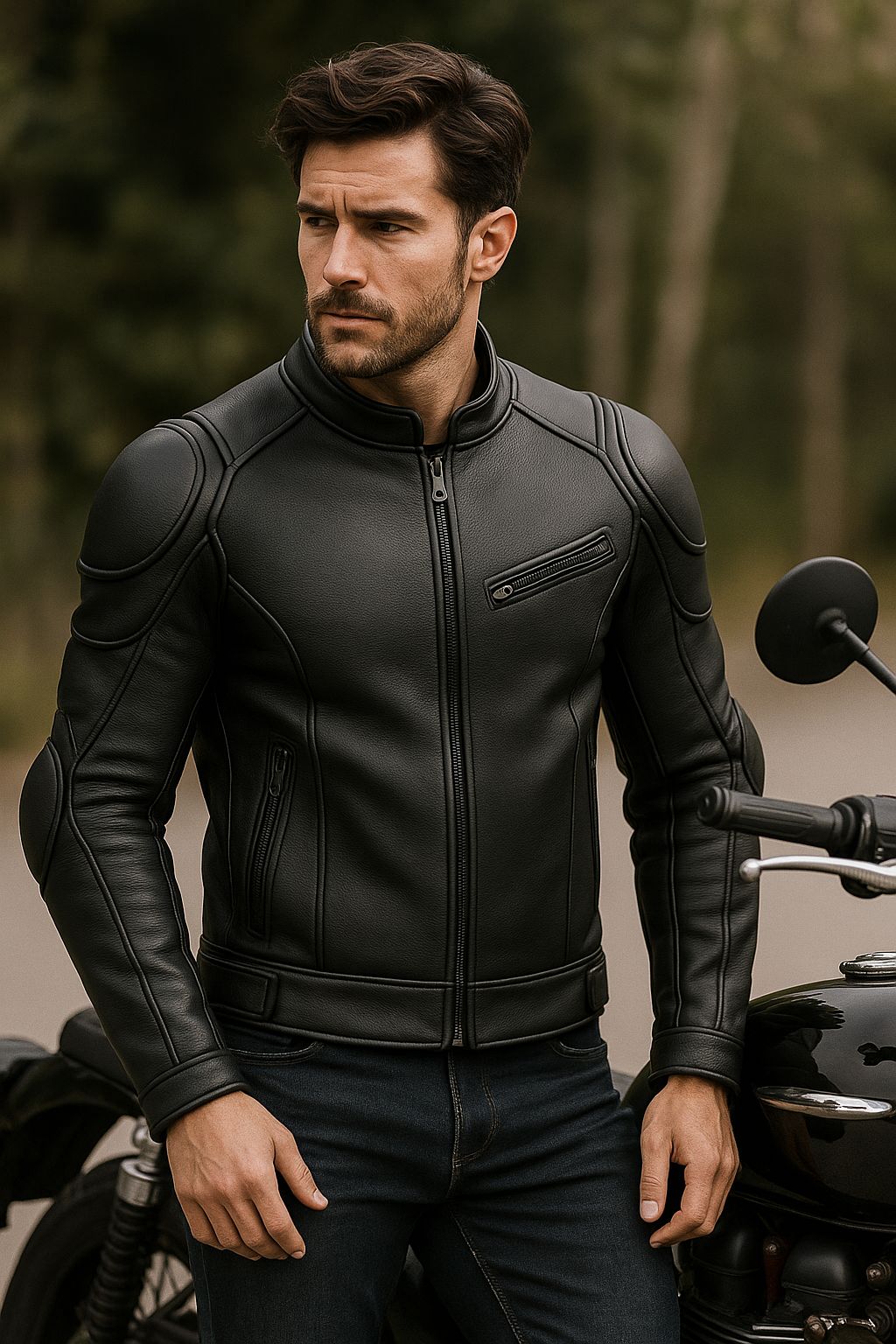 Armour Leather Jacket